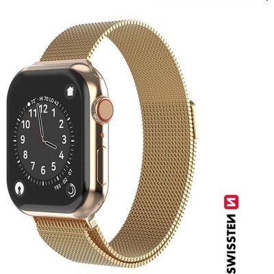 SWISSTEN MESH BAND FOR APPLE WATCH 38 / 40 / 41 mm GOLD 46000203
