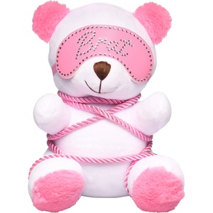 Master Series Brat Bondage Bear White-Pink