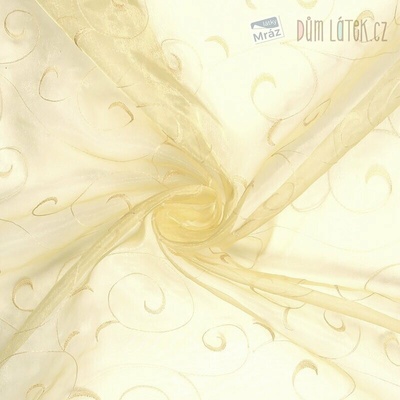 Organza s ornamentmi