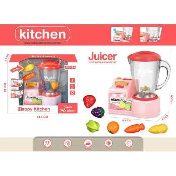 Armutoys ДЕТСКИ БЛЕНДЕР НА БАТЕРИИ С ПРОДУКТИ