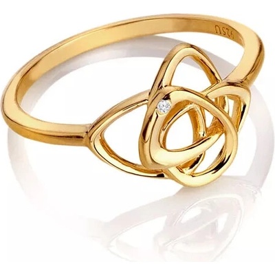 Hot Diamonds Pozlacený prsten HD X Golden Edit Hope DR299 o b