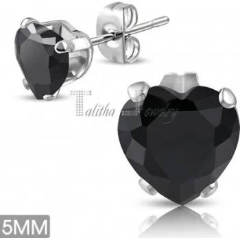 Image 1 of Talitha Обеци „Черни сърца