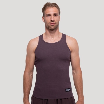 GymBeam Потник Persistence Ribbed Brown S