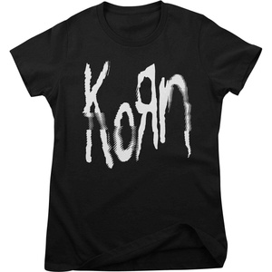 Korn Glitch Logo Black L Дамски Риза (PS-5-KORN001-H93-15-BK-L)