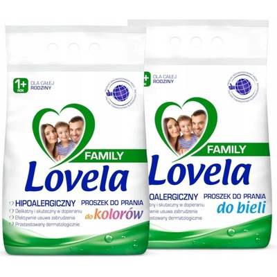 Lovela Family prací prášek na barevné prádlo 2 x 2,1 kg 56 PD