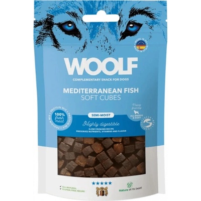 Mediterranean Woolf Soft Cubes Fish 100 g