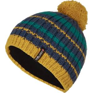 Trollkids Детска зимна шапка (beanie) Trollkids Kid's Hafjell Bobble Cap Beanie - Bronze / Dark Cyan / Mystic Blue - размер 48-52 cm (204-8386-1311)