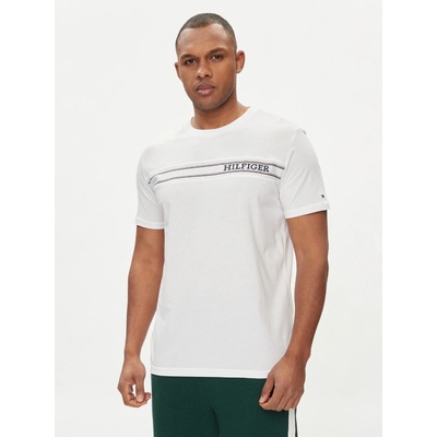 Tommy Hilfiger pánské bílé tričko UM0UM03196