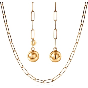 SAVICKI Колие Savicki: позлатено сребро, 925