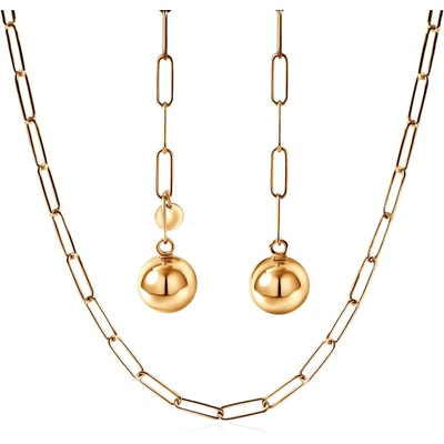 SAVICKI Колие Savicki: позлатено сребро, 925