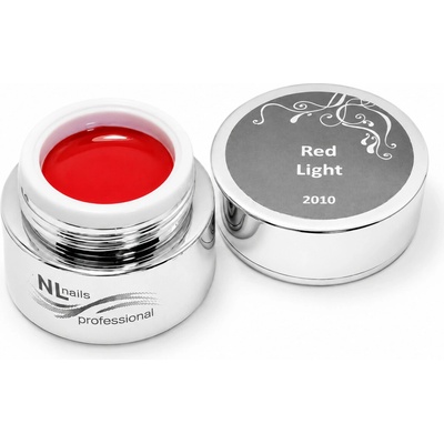 NL nails professional Uv Led barevný gel red light 5ml