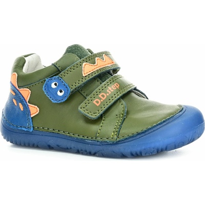 D.D.Step dětské celoroční barefoot boty S073-52875A Khaki