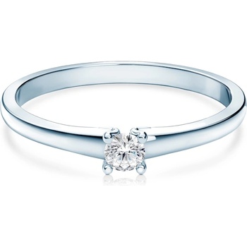 SAVICKI Годежен пръстен savicki: бяло злато, диамант