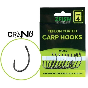 Zfish Teflonové Háčky Crang vel.4 10 ks