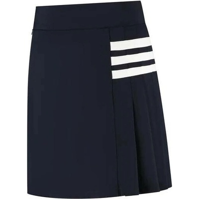 PAR69 Benji Skirt Dark Navy Off White Stripes