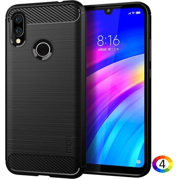 Image 1 of Xiaomi Redmi 7 MOFI Carbon Fiber Калъф и Протектор