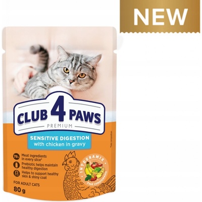 Club 4 Paws Premium Adult Sensitive digestion chicken 80 g