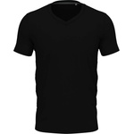 Stedman stretch-t v-neck st9610 / Мъжка еластична тениска с v-образно деколте - черна m (st9610blom)