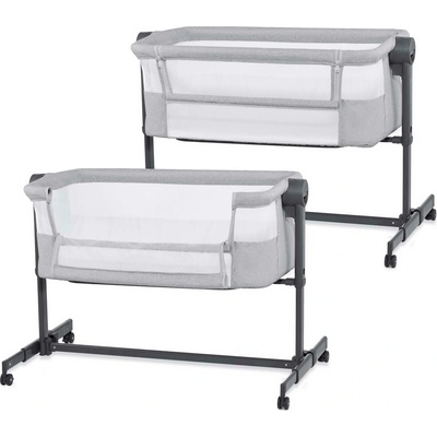 KinderKraft Postýlka polohovatelná Nestee Up2 Light Grey