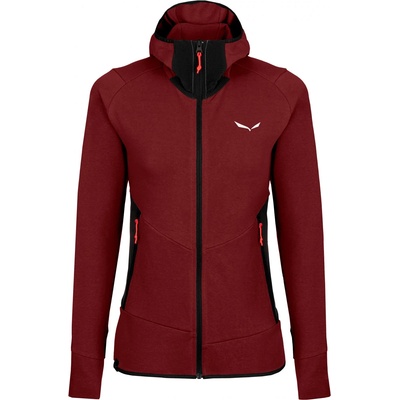 Salewa Дамски вълнен пуловер Salewa Women's Lavaredo Hemp Hooded Jacket Hoodie - Syrah - размер 36 (EU) (105-3573-0413)