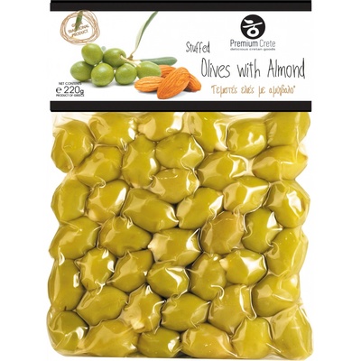 Premium Crete Zelené olivy plněné mandlemi 220 g – Hledejceny.cz