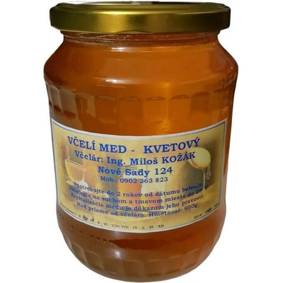 Med květový 950g přímo od včelaře