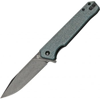 QSP Knife Mamba V2, Stonewash D2 Blade, Micarta Handle QS111-H2