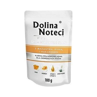 Dolina Noteci Premium pre malé plemená psov s bažantom tekvicou a makarónmi 100 g