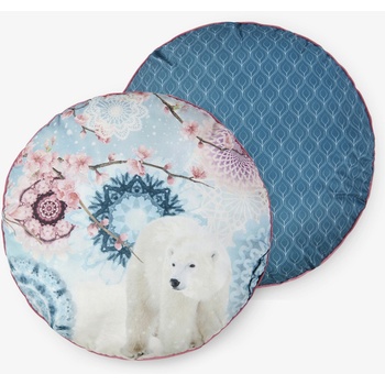 Hip Bedding Диаметър 55 см - Синя шарена възглавница с възможност за обръщане Home Hip Kodiak Hip Bedding | Sin | Home | UNI