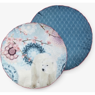 Hip Bedding Диаметър 55 см - Синя шарена възглавница с възможност за обръщане Home Hip Kodiak Hip Bedding | Sin | Home | UNI