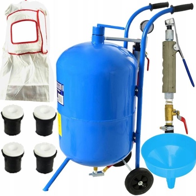 GEKO Mobilné tryskacie jednotka / Pieskovačka 76l G02020