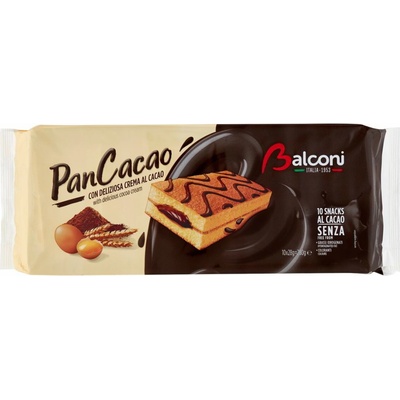 Balconi pan cacao koláčiky plnené čokoládou 280 g