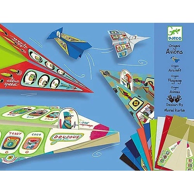 DJECO Комплект за оригами Djeco - Самолети (DJ08760)