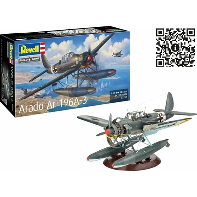 Revell Plastikový model hydroplánu ARADO AR 196A 3 v měřítku 1/32