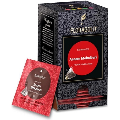 Florapharm Čaj FLORAGOLD Černý Assam Mokalbari 15 ks
