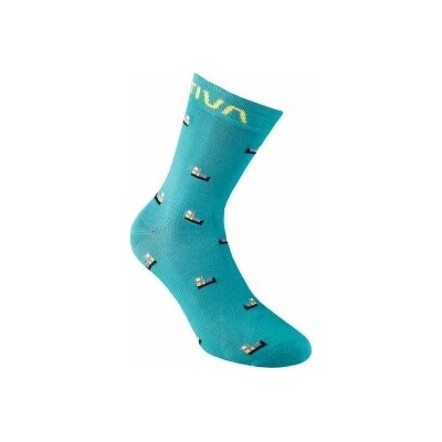 La Sportiva Outdoor Fun Socks Emerald/Yellow