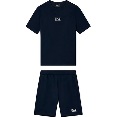 Ea7 emporio armani 7B000294_AF10378 short sleeve set - Blue (Armani Blue)