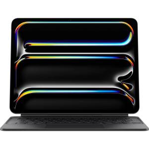 Apple iPad Magic Keyboard Case for the 13'' iPad Pro (M4) for comfortable typing, integrated trackpad, row of function keys, French - Black - MWR53F/A (MWR53F/A)