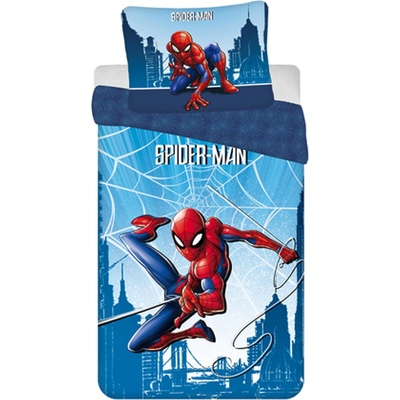 Jerry Fabrics obliečky Spider-man Bedding modrá mix farieb 140x200 70x90
