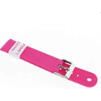 LAMAX WatchY2 Pink strap růžová / silikonový řemínek LMXWY2SP – Zbozi.Blesk.cz