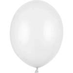 Party Deco Латексови Балони Металик, Бяло - 30 см (sb14m-008)