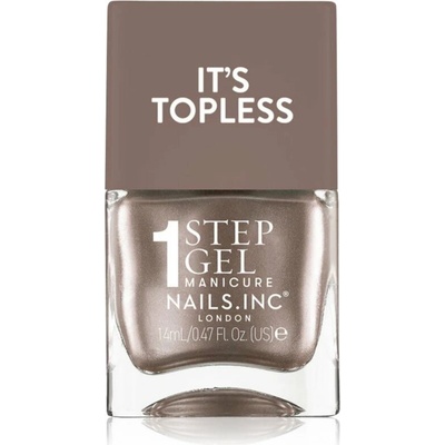 Nails Inc. It’s Topless gélový lak na nechty pre dlhotrvajúci efekt odtieň Khloe 14 ml