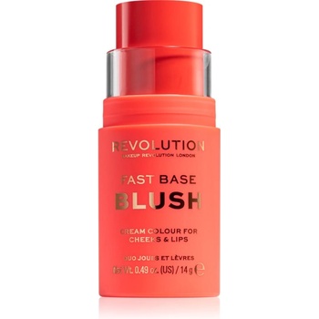 Revolution Beauty Fast Base тониращ балсам за устни и скули цвят Bloom 14 гр