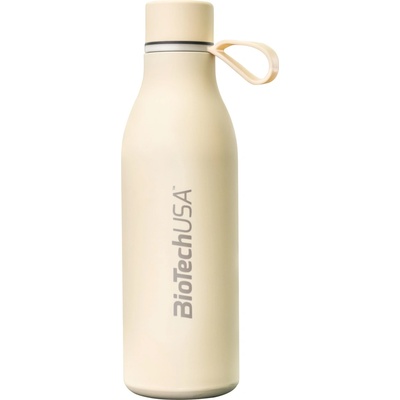Fľaša BIOTECH Stainless steel bottle - krémová