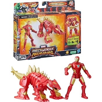 Hasbro Marvel Mech Strike Mechasaurus Iron Man a Iron Stomper