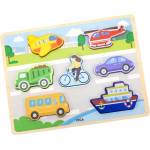Viga Toys Релефен пъзел Viga Toys - Превозни средства (44701) - ozone