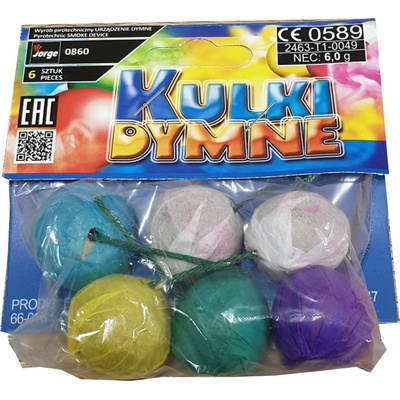 Dýmové kuličky 6 ks