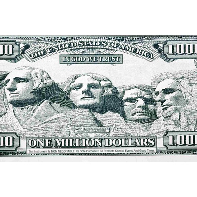 DIMEX ART Флизелинов фототапет връх рашмор на банкнота 375 x 250 см