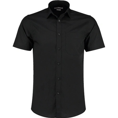 Kustom Kit pánská popelínová košile KK141 black