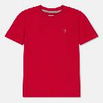 Farah Детска тениска Farah Unisex Kids Denny Short Sleeve T-Shirt - Red